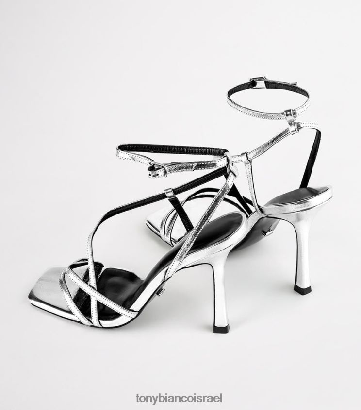 נעלי עקב | נשים נייר כסף Tony Bianco נעלי עקב של פרנסי 8BNR8T340